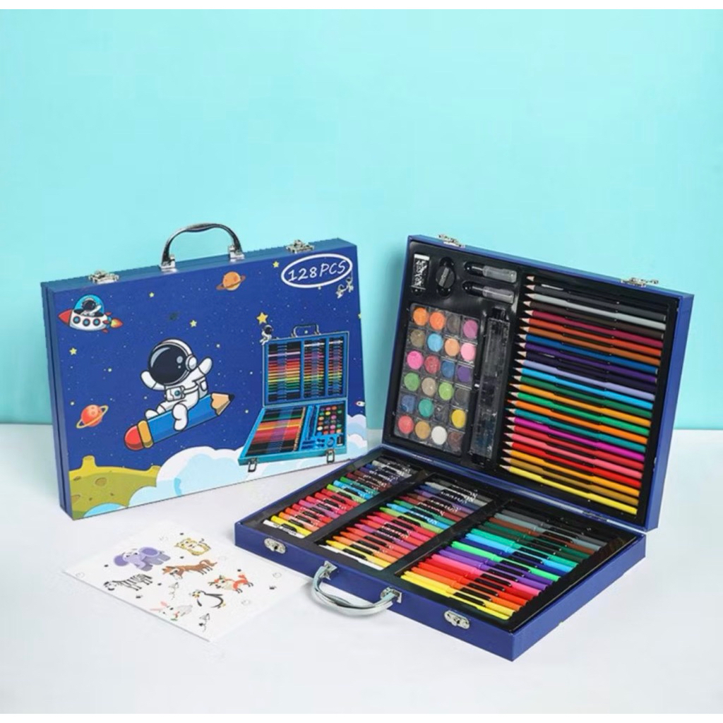 Crayon set koper anak