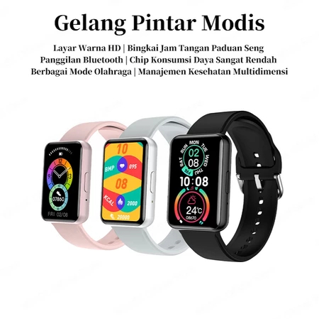 PROMO TERBARU SAMSUNG Smartwatch Smartband Galaxy Fit-5 IP68 Sleek Aluminum Alloy Case Smartband