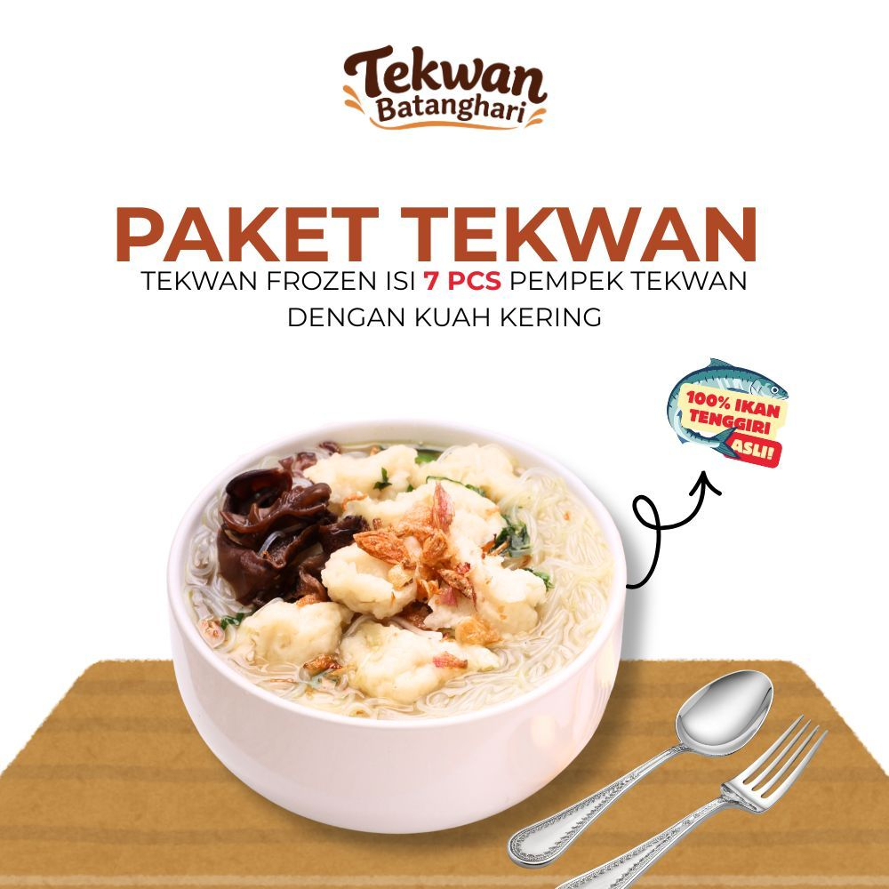 2.TEKWAN BATANGHARI – Paket Tekwan Frozen Isi 7 Pcs / Taekwan Homemade Ikan Tenggiri Asli Kemasan Be