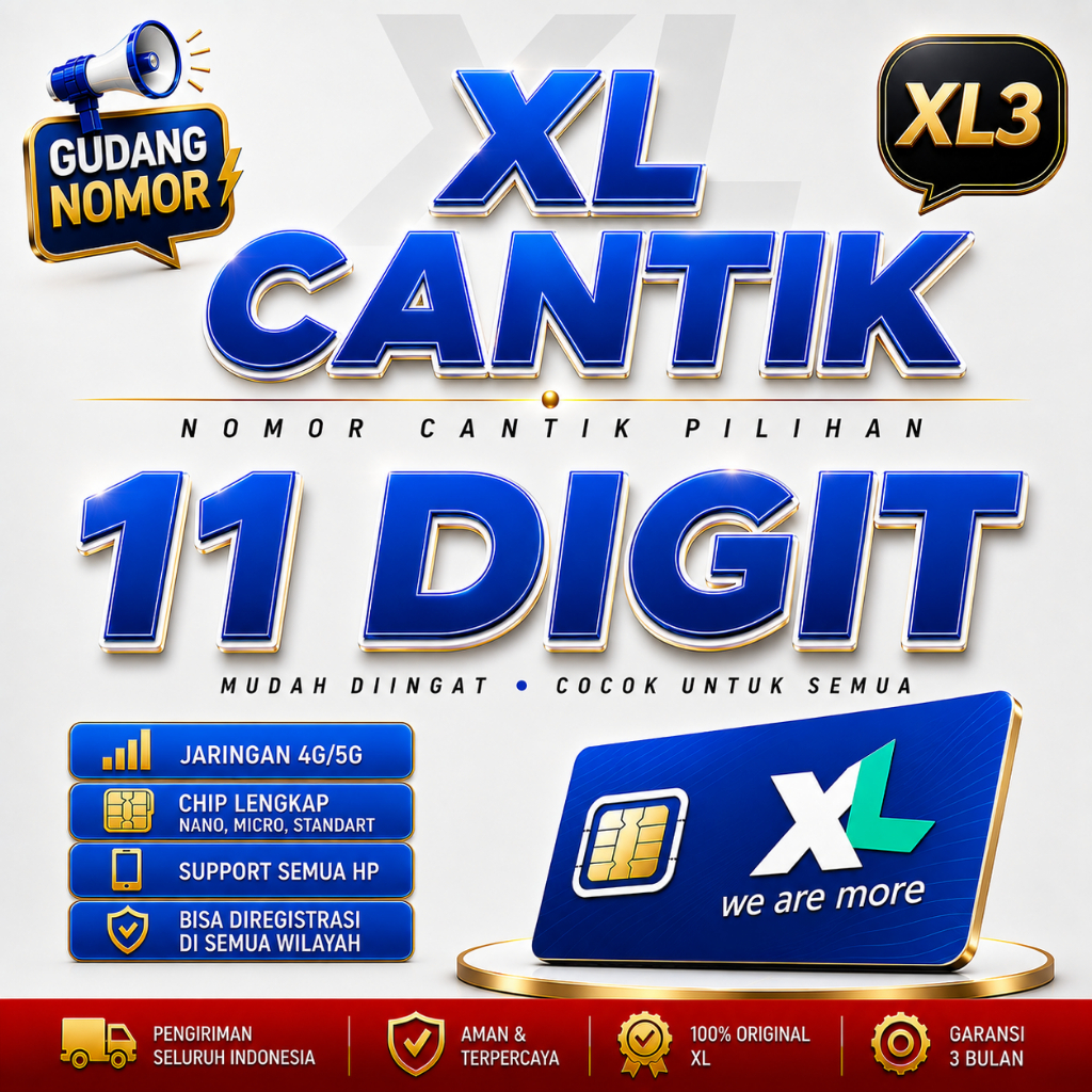 No Cantik XL 11 Digit Nomer Cantik XL 11 Digit Kode GB58 Kartu Perdana Nomer Cantik XL 11 Digit Buka