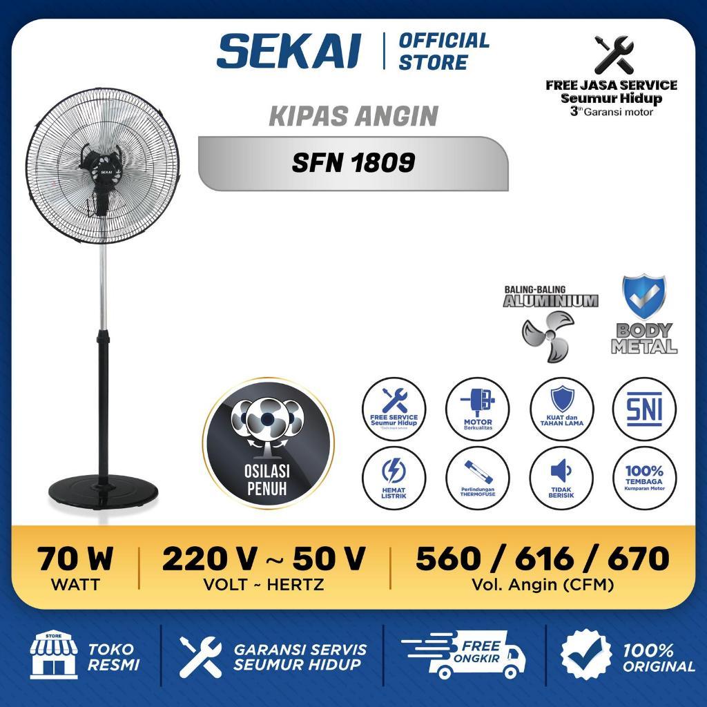sekai SFN-1809 Kipas Angin Berdiri