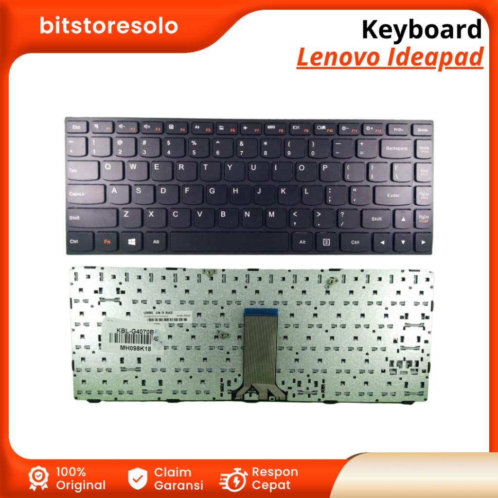 Laptop Lenovo B40-30 dengan Konektivitas USB 2.0 dan 3.0, HDMI, VGA, Ethernet
