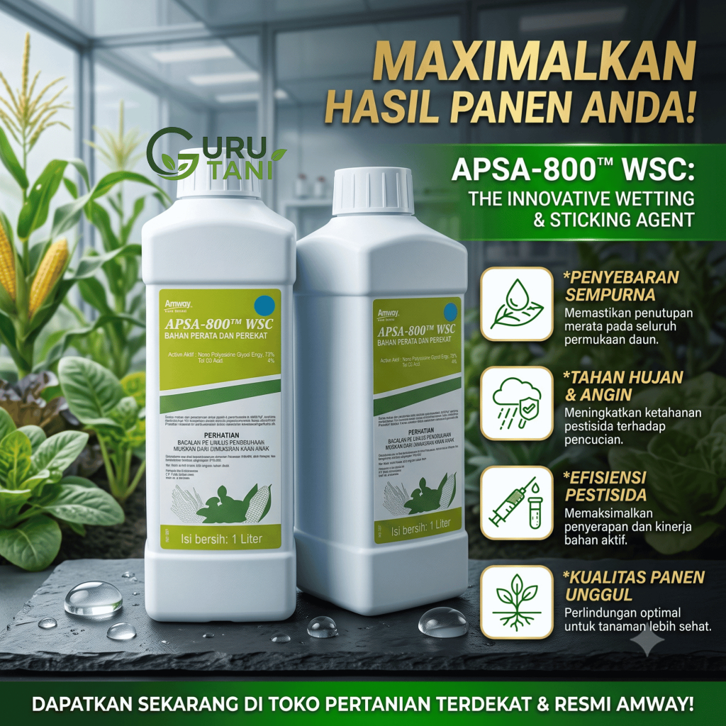 Bahan Perekat dan Perata untuk Tanaman Pertanian APSA 800 WSC 1lt ORIGINAL