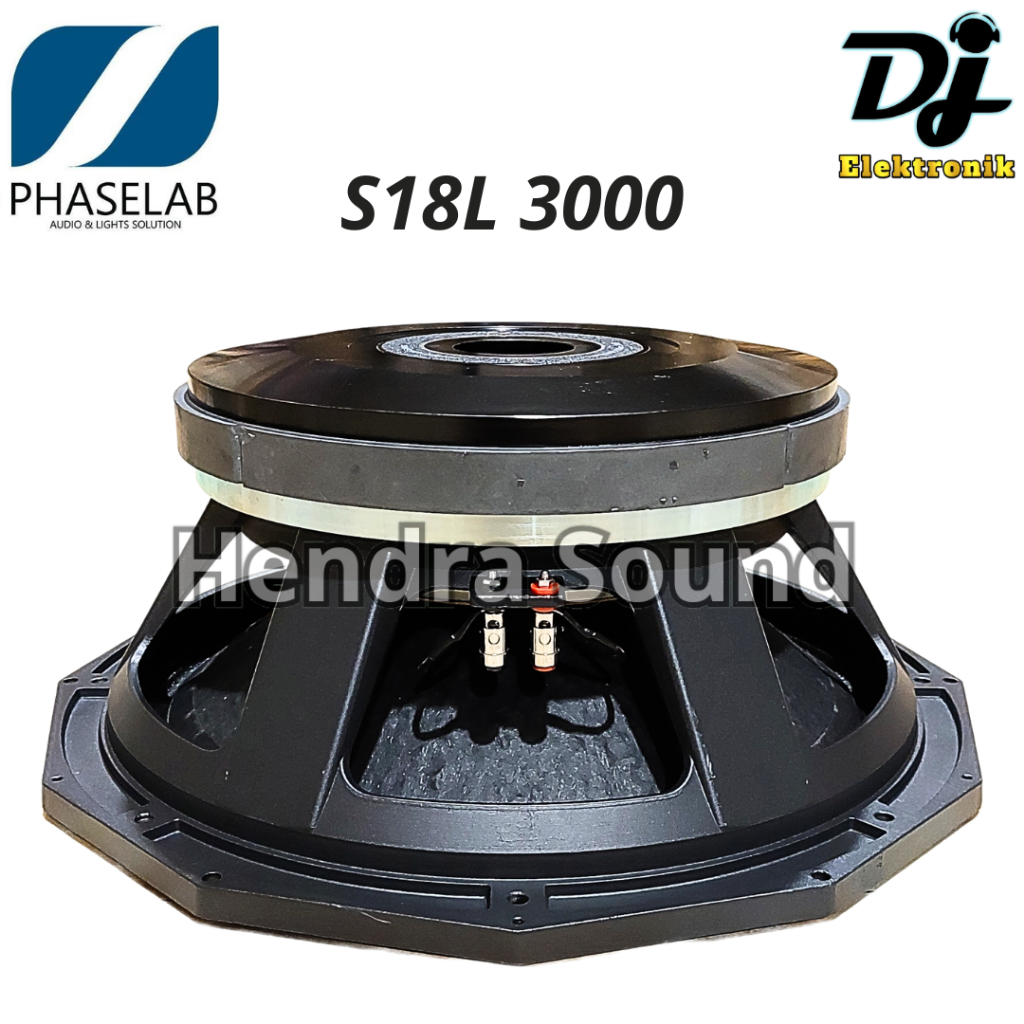 Speaker Komponen Phaselab DR Audio S18L3000 / S18 L 3000 / S18 L3000 / S 18L3000 - 18 inch