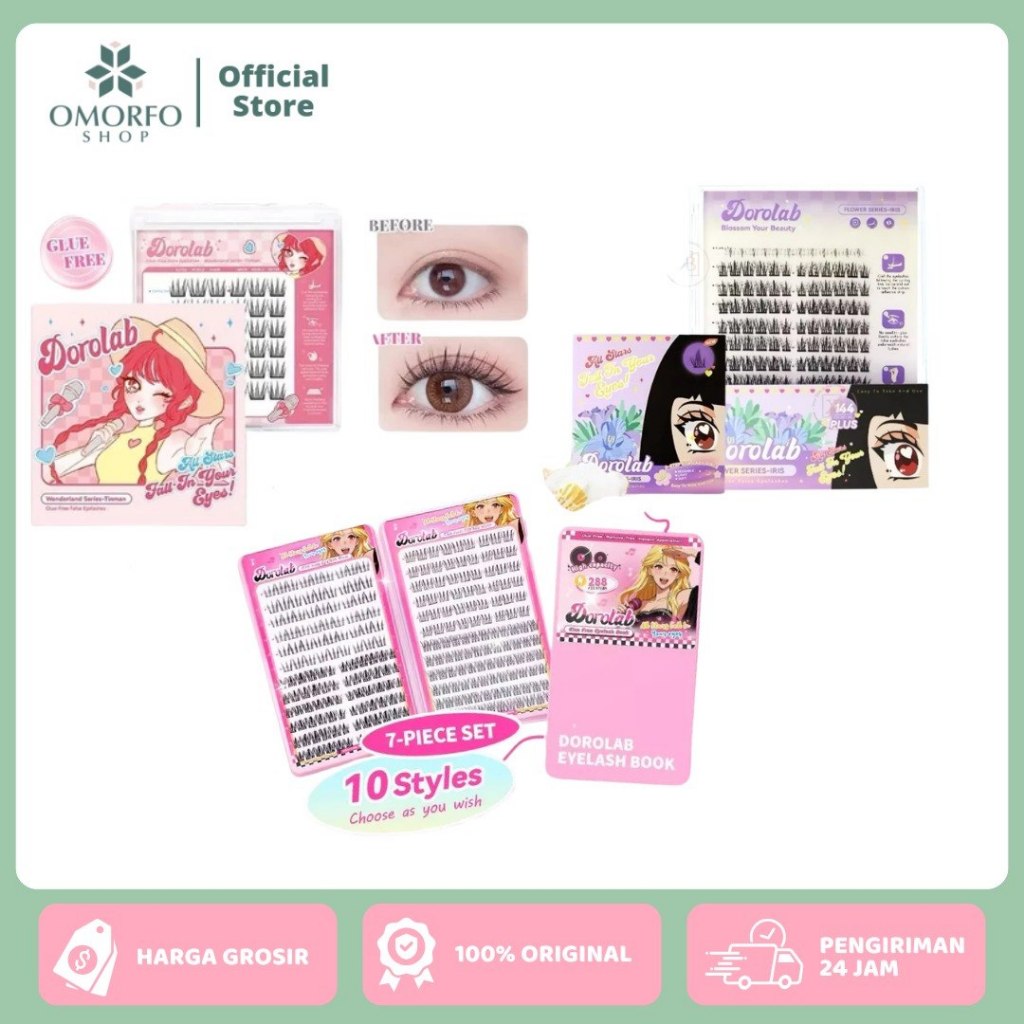 [Omorfo] Accessories Dorolab eyelash extention | DOROLAB Wonderland Series Tinman Bulu mata palsu pe