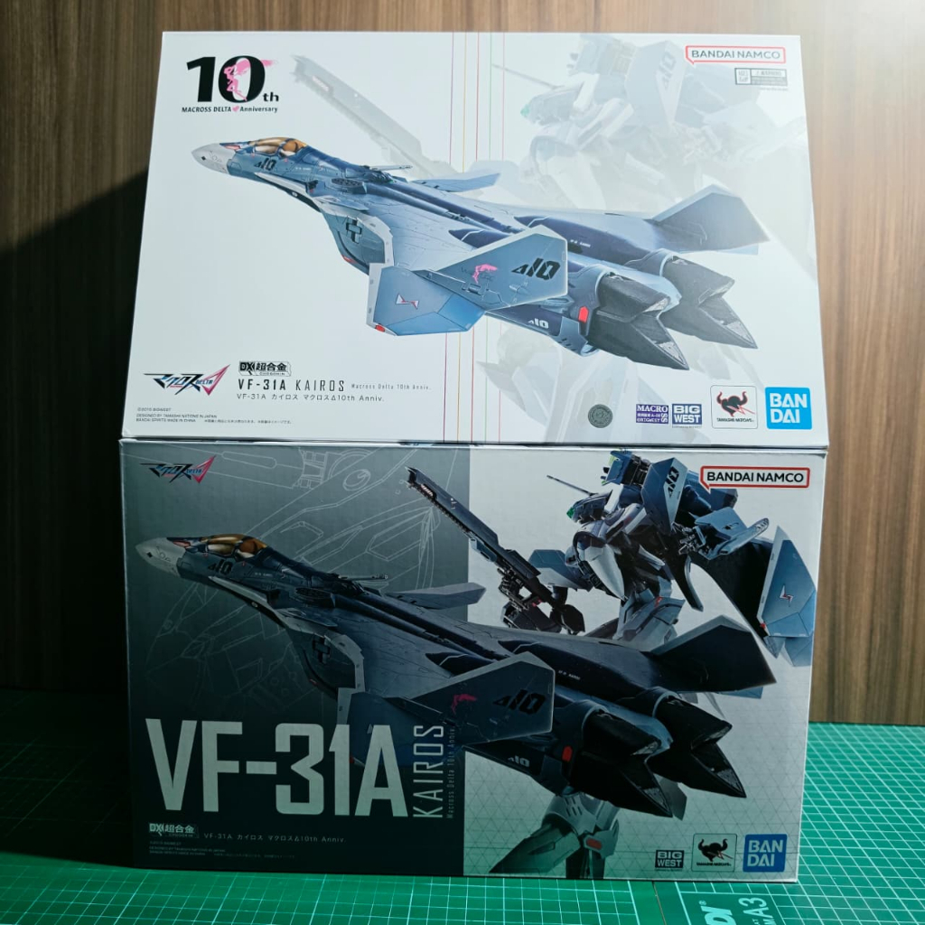 DX CHOGOKIN VF-31A KAIROS Macross Delta 10th Anniv