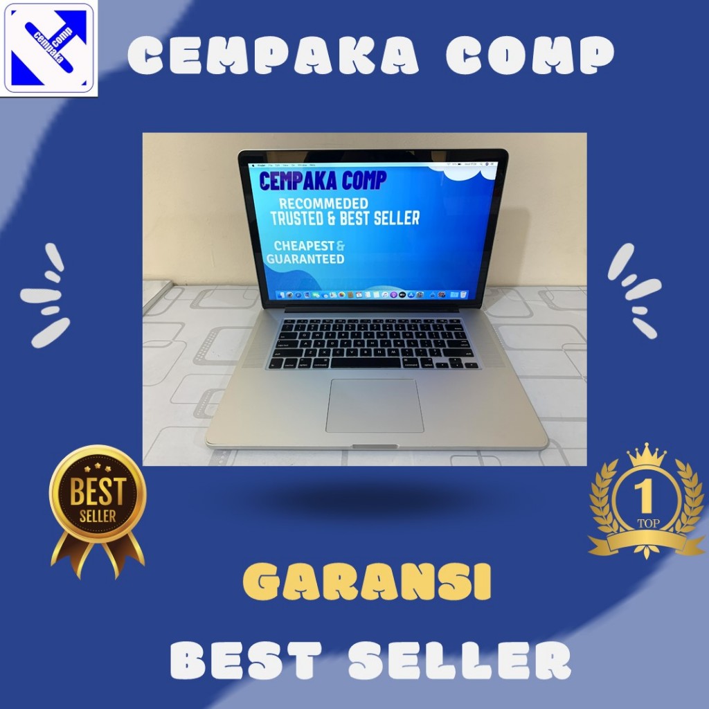 MacBook Pro Retina 2015 15in Core i7 16GB SSD 512GB Dual VGA Garansi
