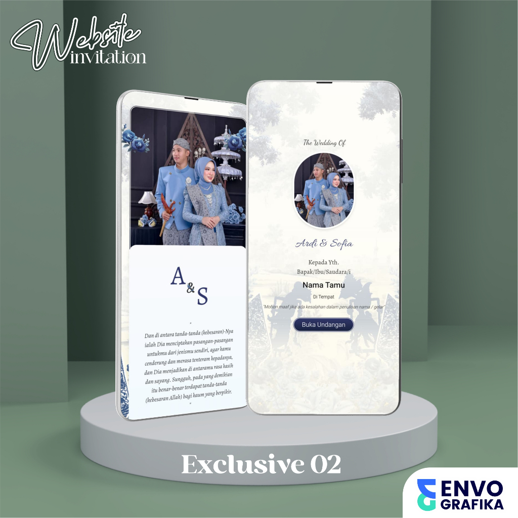 UNDANGAN DIGITAL WEBSITE PERNIKAHAN MURAH | UNDANGAN WEBSITE LEVIGO JAWA EXCLUSIVE 02