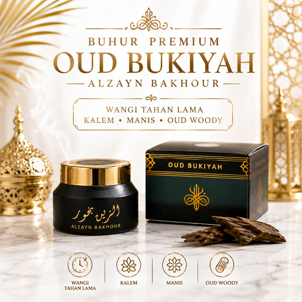 Bukhur Premium OUD BUKIYAH BY ALZAYN BAKHOUR Buhur Premium OUD BUKIYAH Bakhor OUD BUKIYAH BY ALZAYN 