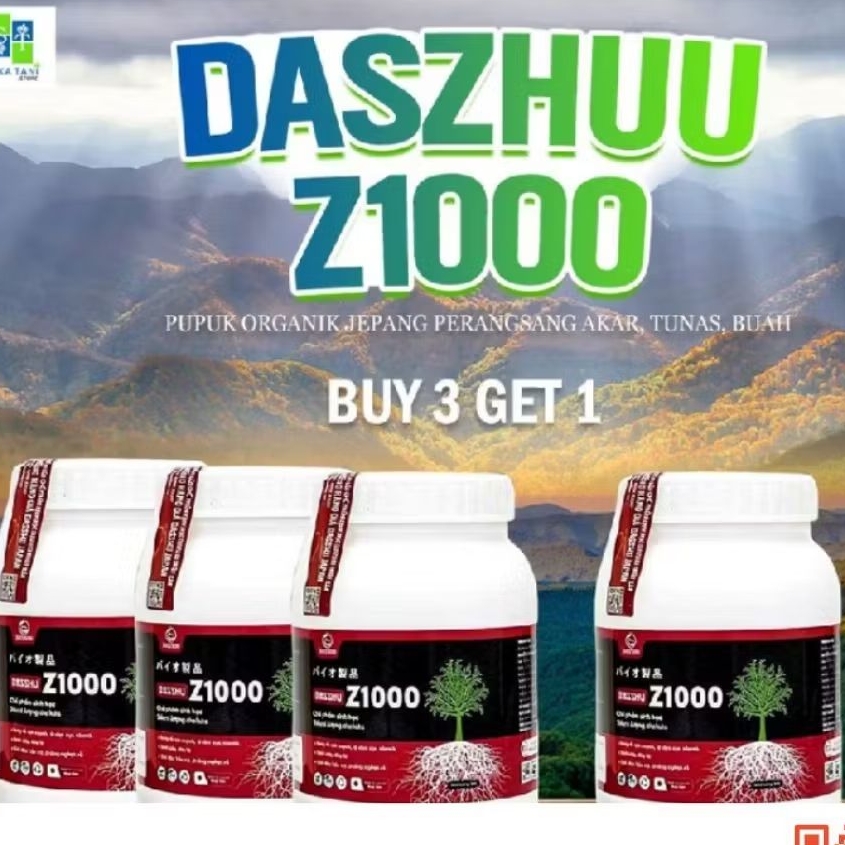 1KG Pupuk Dasshu Z1000 Jepang - Meningkatkan Regenerasi Akar