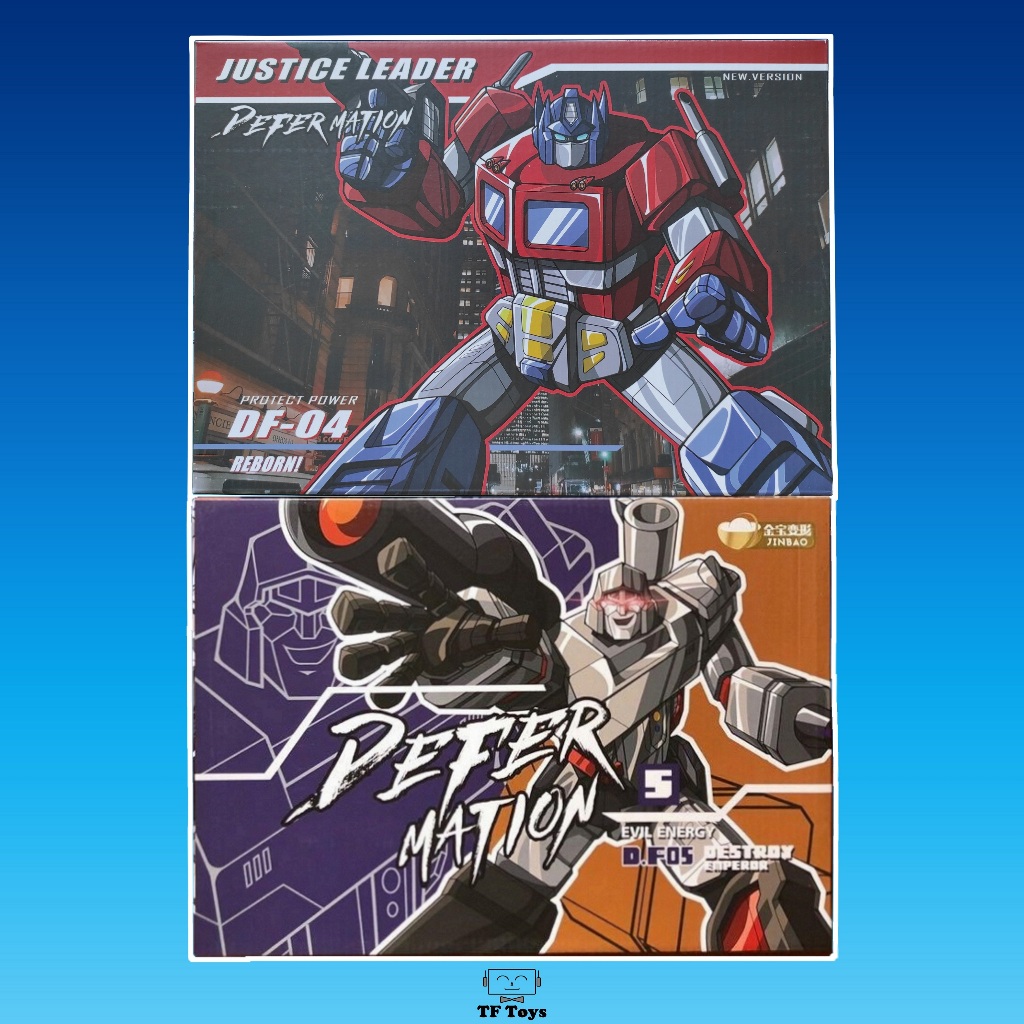 [Tf Toys] Action Figure Transformers G1 Optimus Prime DF-04 / Megatron DF-09 Jinbao not newage
