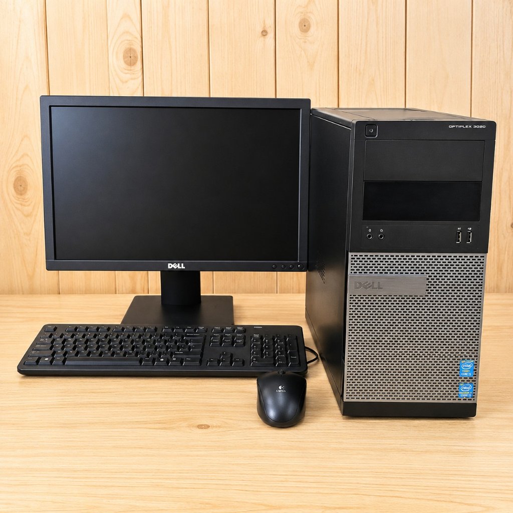 PC Dell Optiplex 3020 Gen 4 Tower | Prosesor Core i3 i5 i7 G3220 | Komputer Seken / Bekas Berkualita