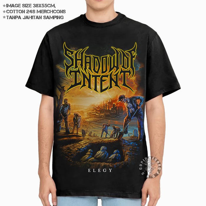 Kaos Band Shadow Of Intent Baju Musik Rock Deathcore Melodic Metal Death Bootleg Unisex T shirt Musi