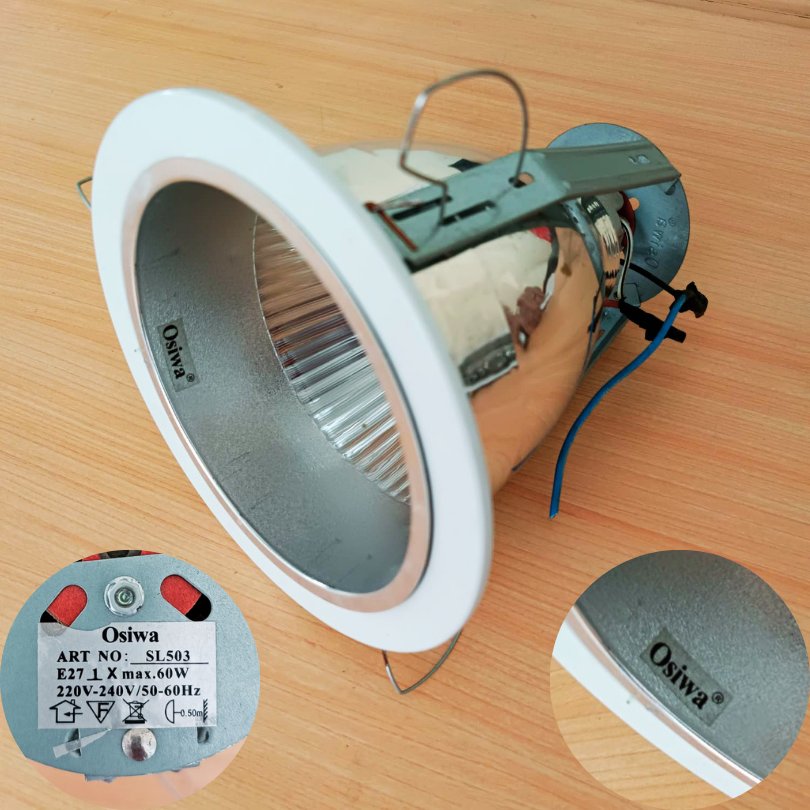 Osiwa Kap Lampu Downlight Tanam (Recessed Downlight Housing) tipe SL503