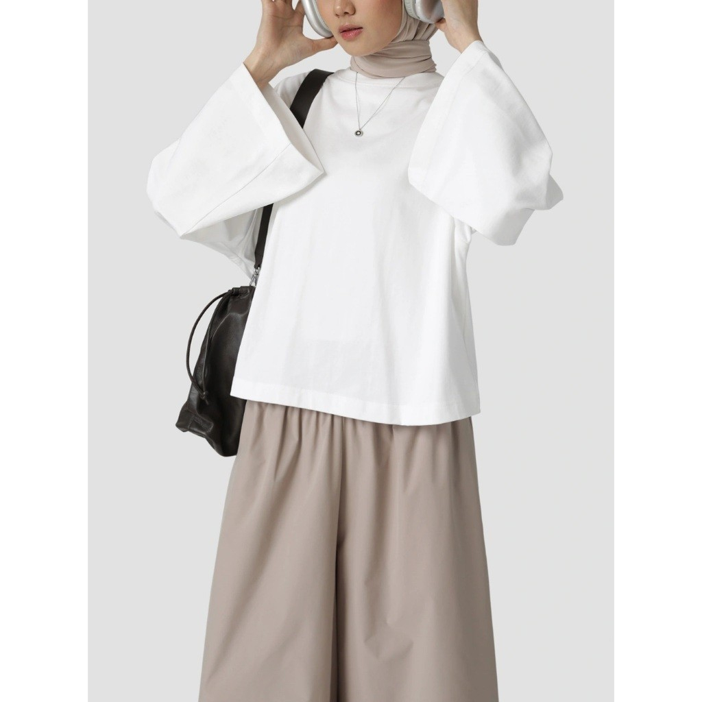 CROP LOOSE T SHIRT - SABAMODEST