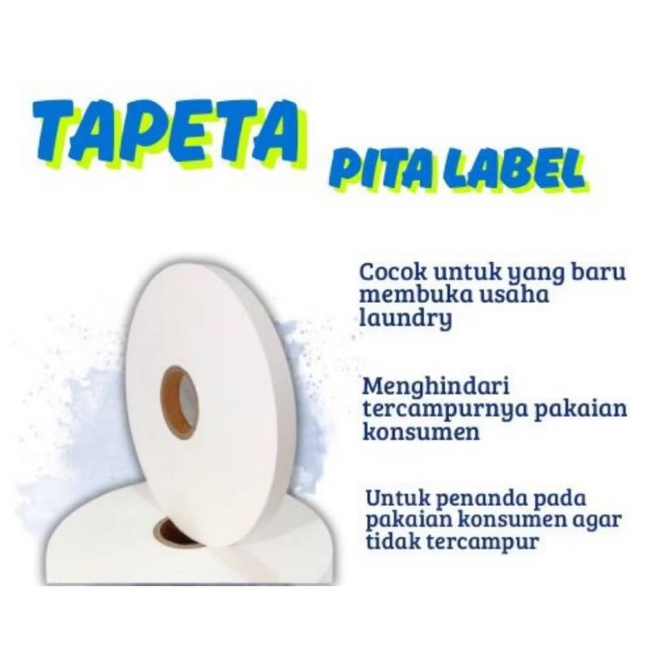 Pita Label Laundry Penanda Pakaian Laundry Kain Label Tafeta