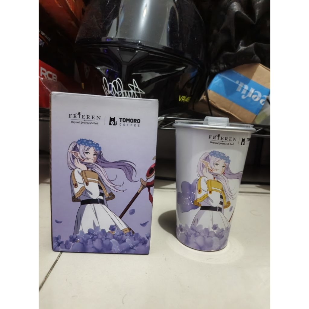 Tumbler Tomoro x Frieren - Desain Elegan, Warna Berubah, 100% Original - Cc Frieren