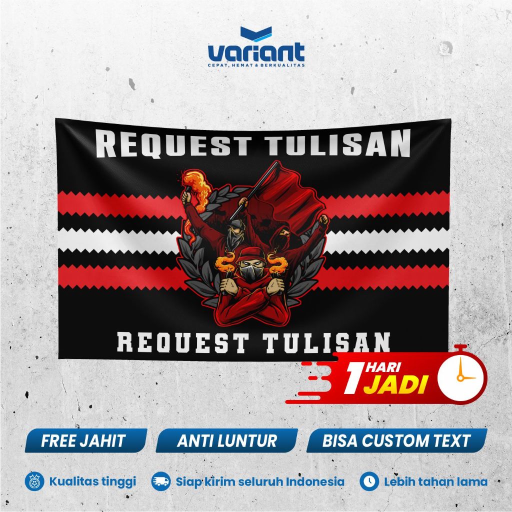 BENDERA SUPORTER BEBAS REQUEST | BENDERA KOMUNITAS | BENDERA KAIN