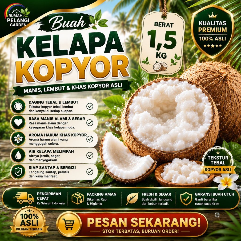 TERPERCAYA  Kelapa Kopyor Thailand - Kelapa Kopyor Tts - Kelapa Kopyor Tayu