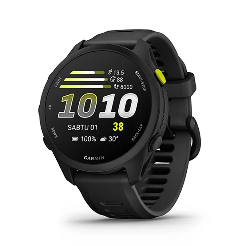 Jam Tangan Pria Garmin Forerunner 70 Black GPS Running Watch