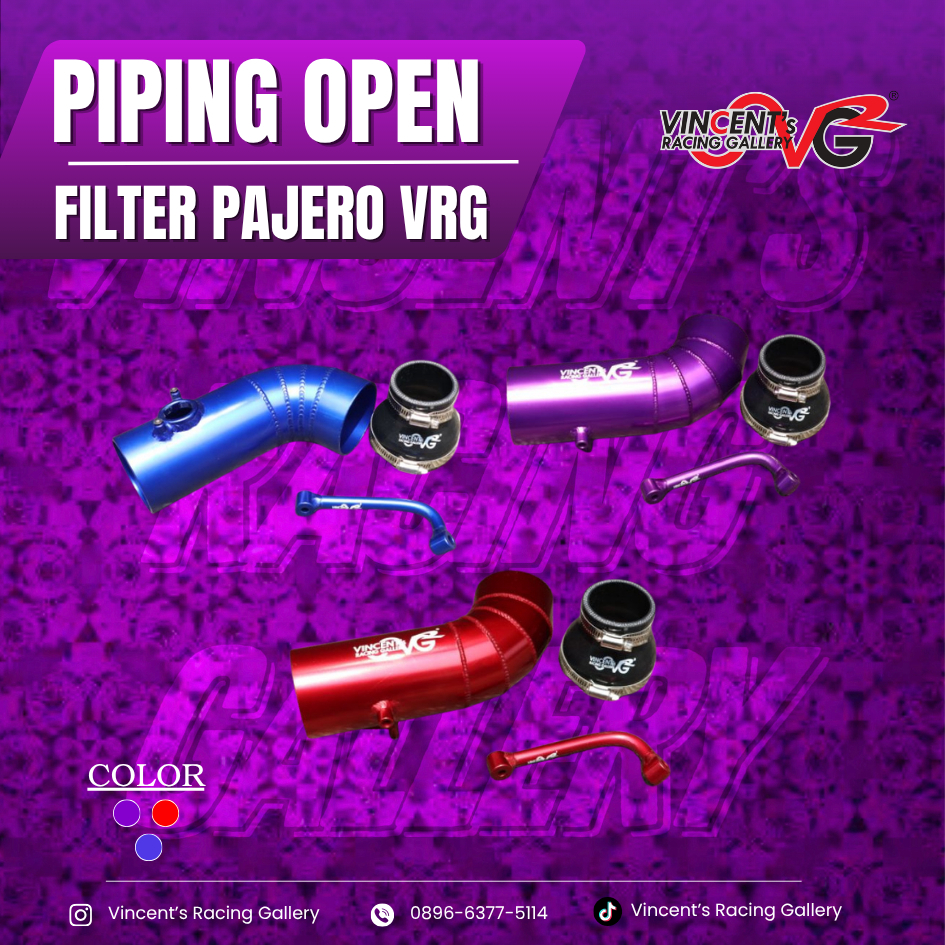 VRG Piping Open Filter Pajero