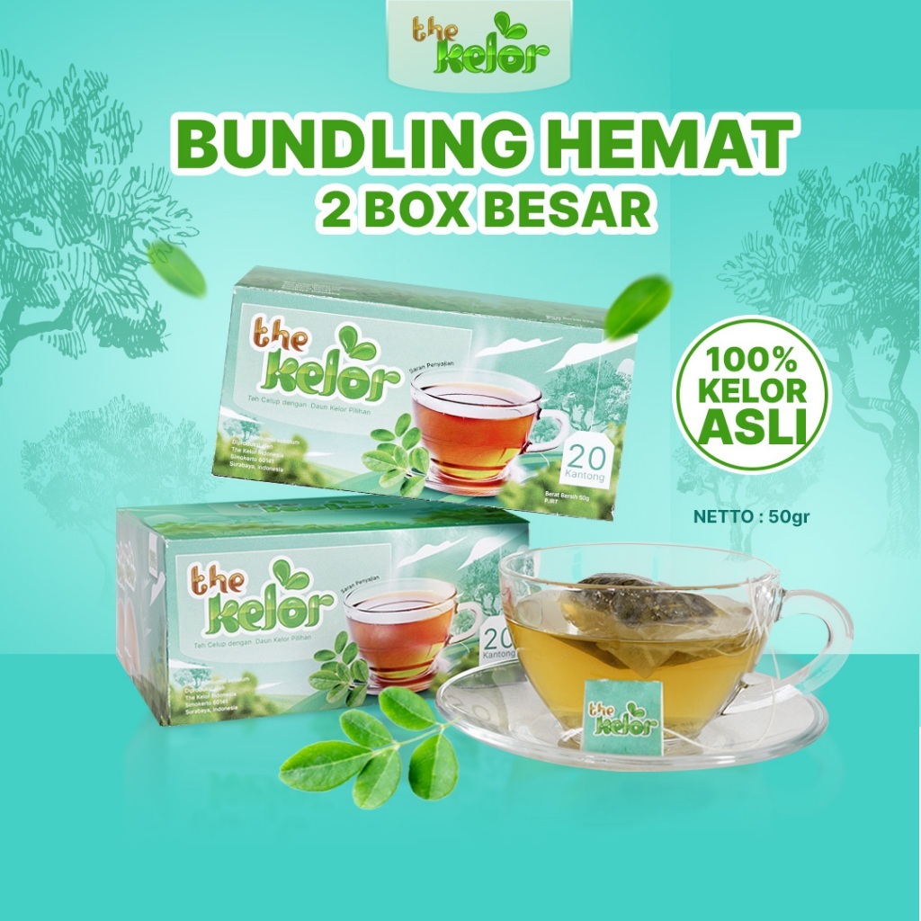 TEH CELUP KELOR PAKET HEMAT-PAKET BUNDLING TEH CELUP KELOR THE KELOR