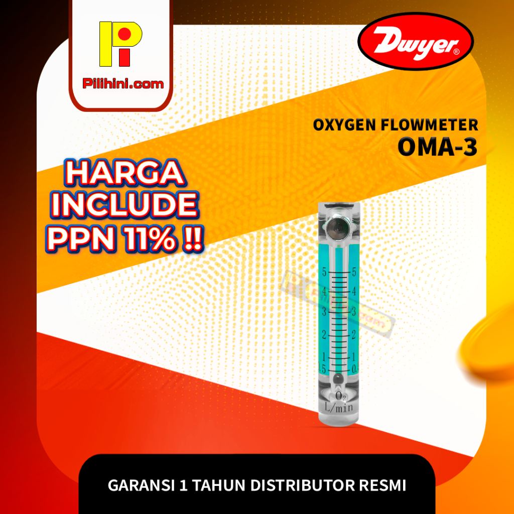 Dwyer OMA-3 Oxygen Flowmeter