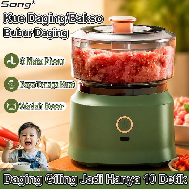 chopper mpasi Halus dan merata saat di-blender blender mpasi bayi Blender MPASI Food Processor