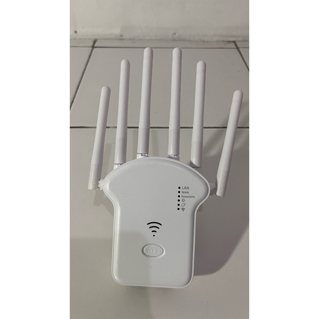 WIRELESS ROUTER 1200mps WIFI EXTENDER BOOSTER TANPA KABEL WIFI JARAK JAUH