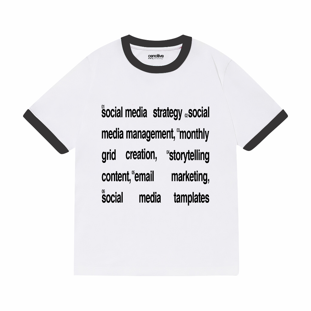 TS-Ringer Tee Social Media Ringer tee