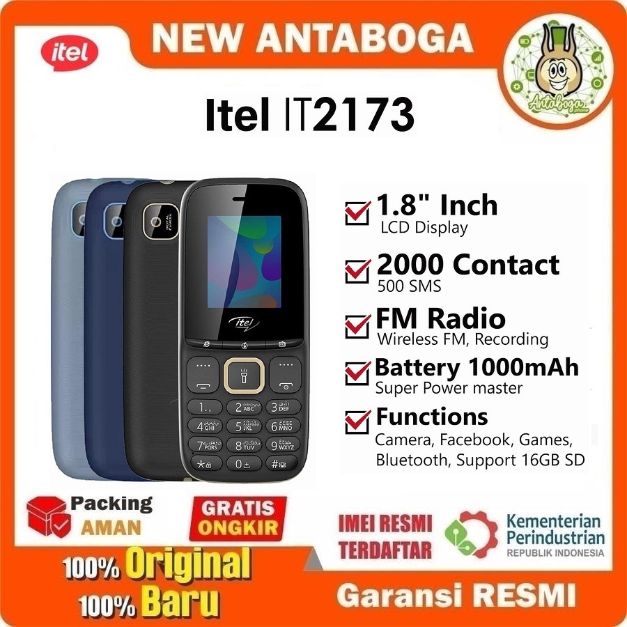 Itel IT 2173 IT2173 Garansi Resmi