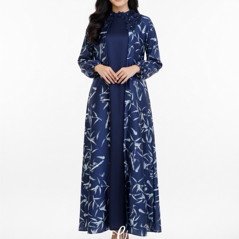 Dress Shalma Navy |EIWA
