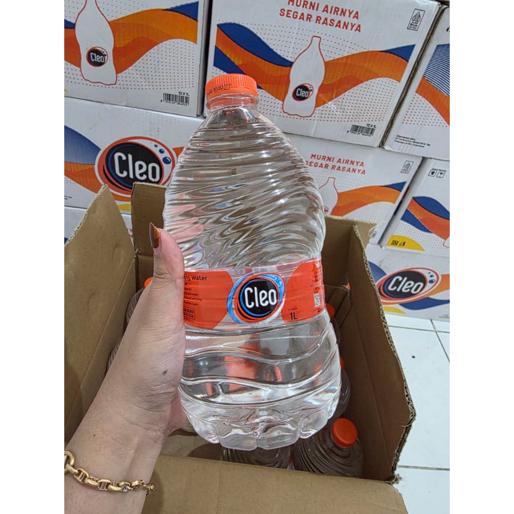 Cleo 1Liter Isi 12 Botol Dus Instant & Reguler