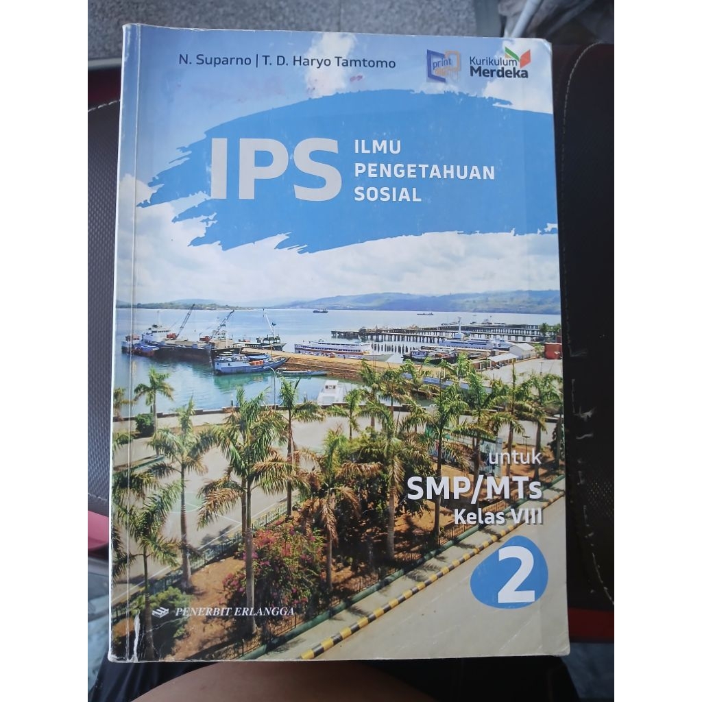 IPS 2 SMP/MTS Kelas 8 Erlangga Merdeka  Orginal