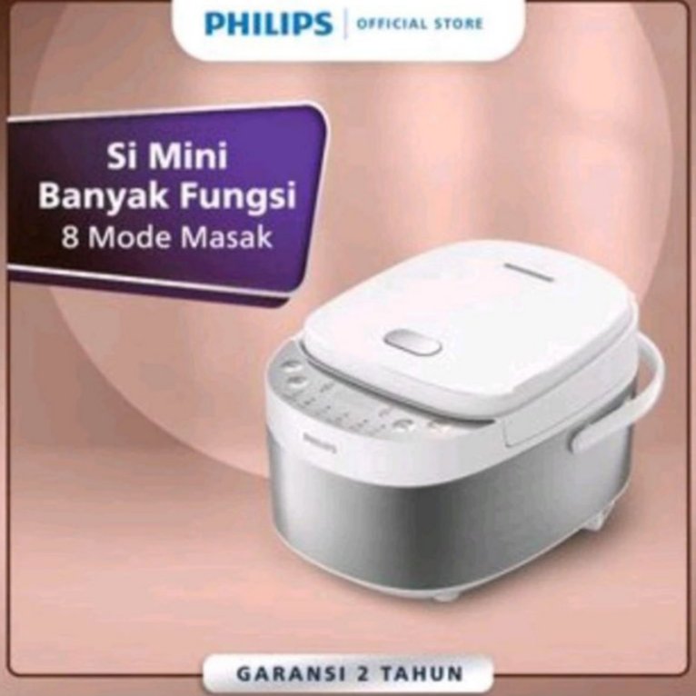 Philips HD 3170 Digital Mini Rice Cooker 0,85 L HD3170/33 Magic Com Kecil Penanak Nasi Serbaguna Mag