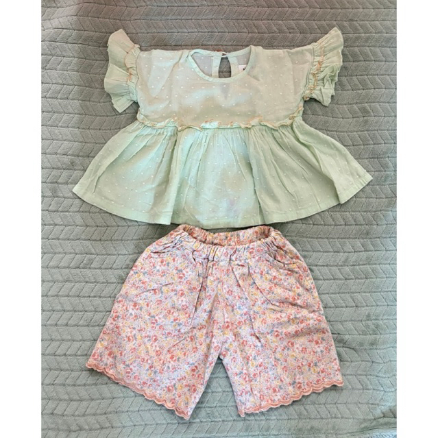 preloved tita set brand NALURI size 1-2 thn