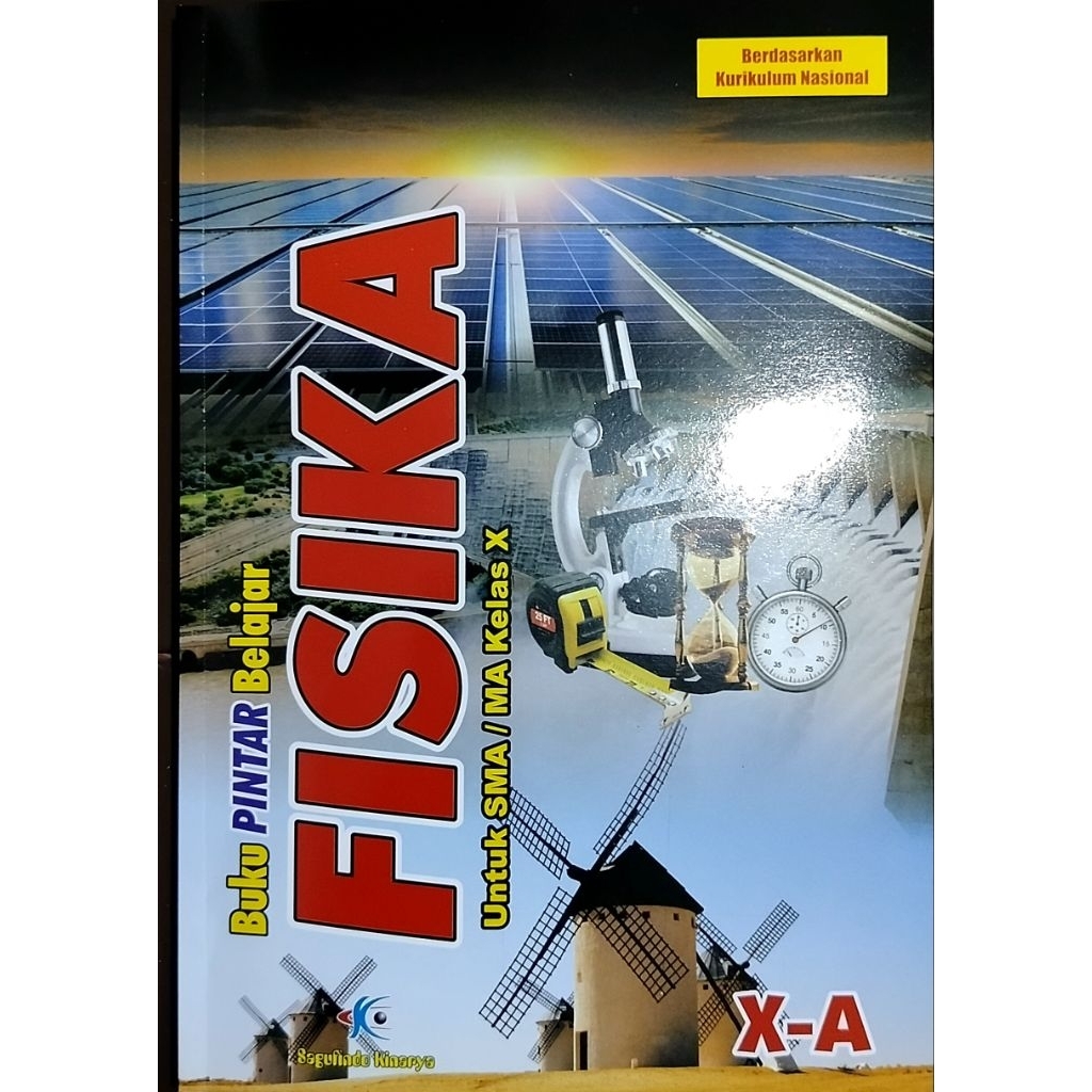 Buku Fisika Sagufindo SMA kelas XA semester 1 kurikulum merdeka 2026 terbaru/ Sagufindo fisika kelas