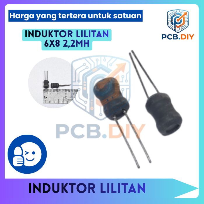 Induktor Lilitan 6x8 2,2mh