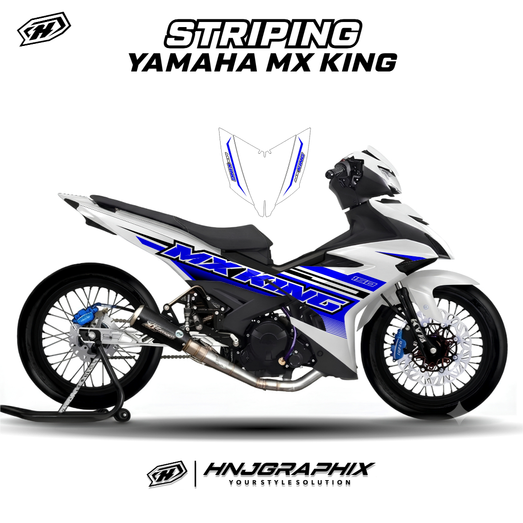 STICKER STRIPING MX KING 150 SIMPEL ANTI AIR HIGH QUALITY - MX 68