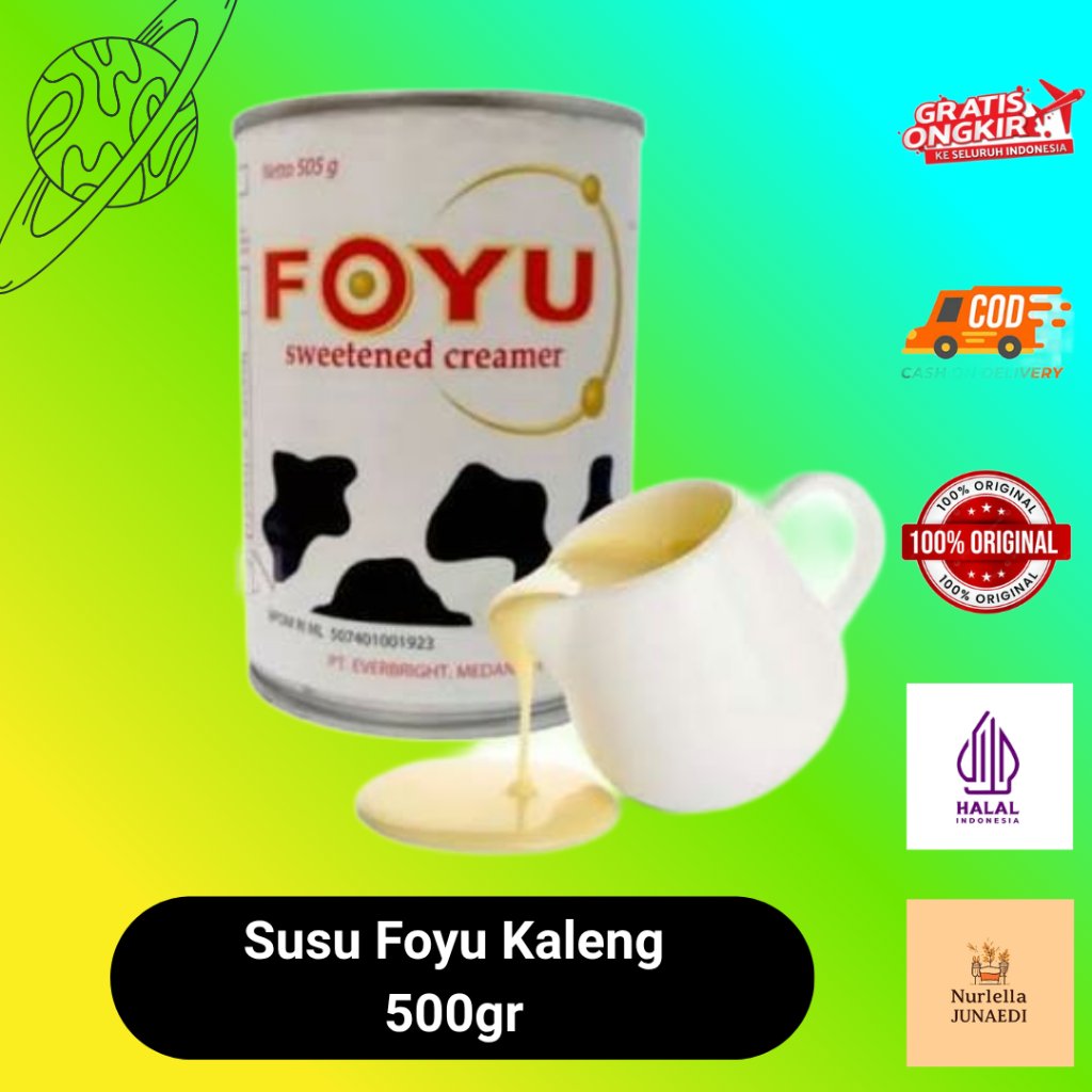 Susu Foyu 500gr Kaleng Krimer Kental Manis Ekonomis Halal
