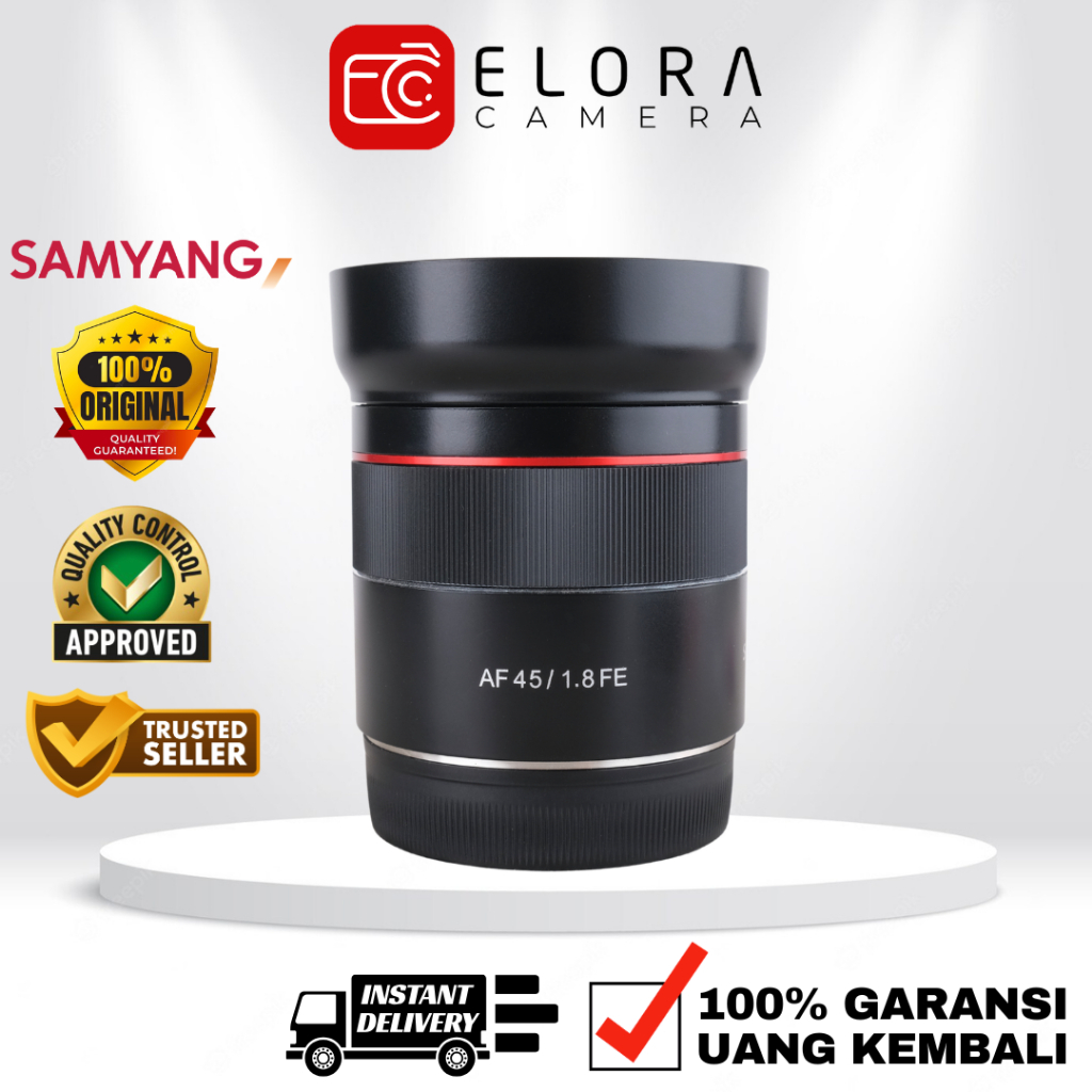 Samyang AF 45mm F1.8 For Sony FE / Lensa Samyang AF 45 mm F 1.8 For Sony