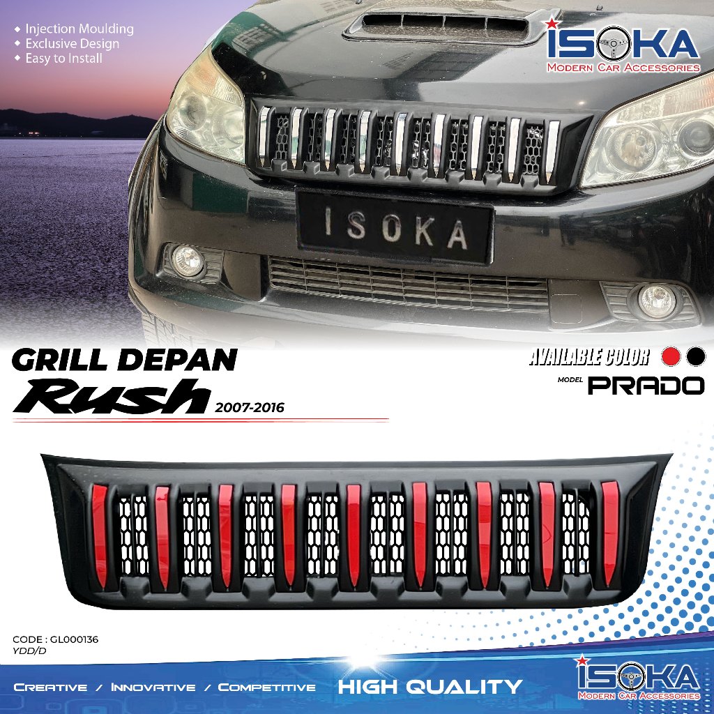 ISOKA GRILL RUSH 2007- 2016 APOLLO PRADO STYLE