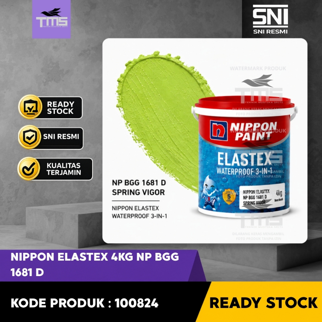 Nippon Elastex Waterproof 3-in-1 4KG NP BGG 1681 D Spring Vigor Cat Pelapis Waterproof Ready Stock