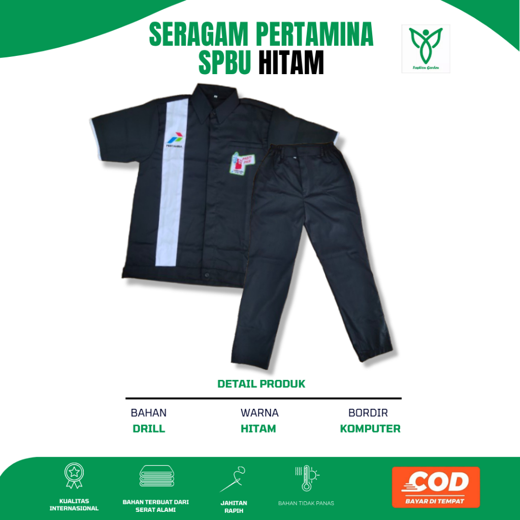 Seragam Spbu Hitam | Baju Celana Spbu | Seragam Spbu Hitam | Seragam Pertamina | Baju Spbu
