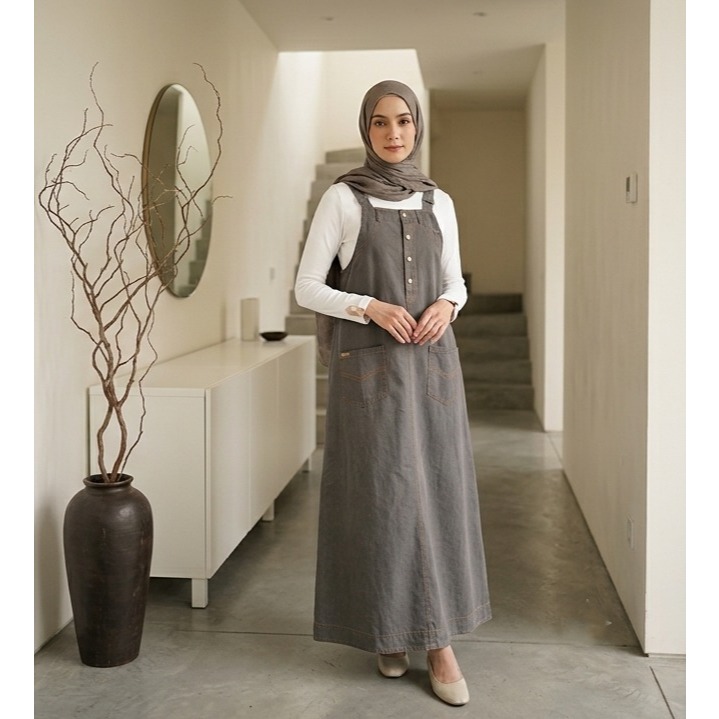 Pasolex Overall Alika Denim 510 - Overall Wanita Denim