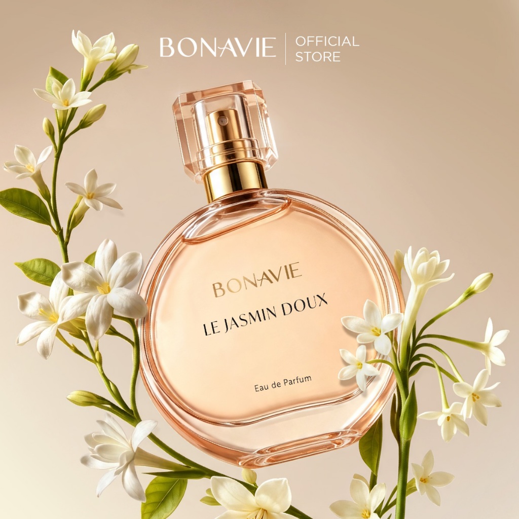 Bonavie Eau de Parfum - Le Jasmin Doux 30ml Tea Series Parfum Jasmine Wangi Tahan Lama EDP Teh Melati