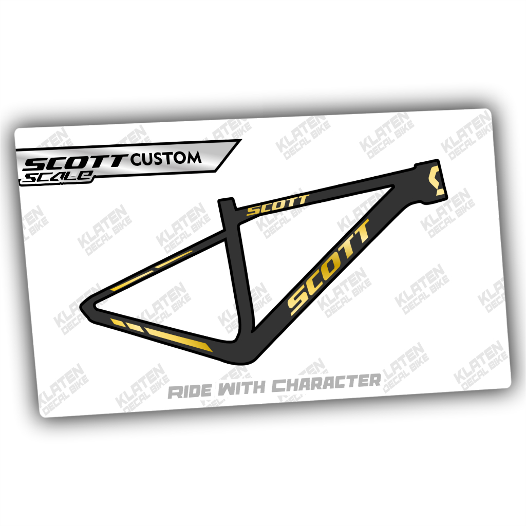 Decal Frame Scott Scale klaten decal bike Stiker Sepeda