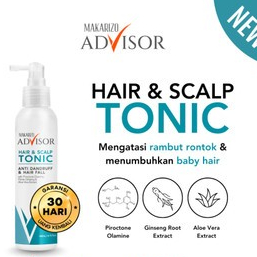 MAKARIZO Advisor Hair Scalp Tonic Hair Repair Tube Mask Halal BPOM