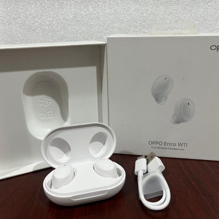 OPPO Enco W11 TWS Bluetooth Earphone Wireless Original Second Bekas Like New
