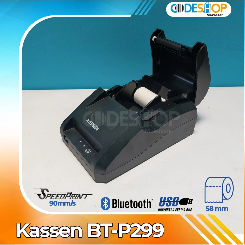MINI THERMAL PRINTER KASSEN BLUETOOTH BTP290 MURAH